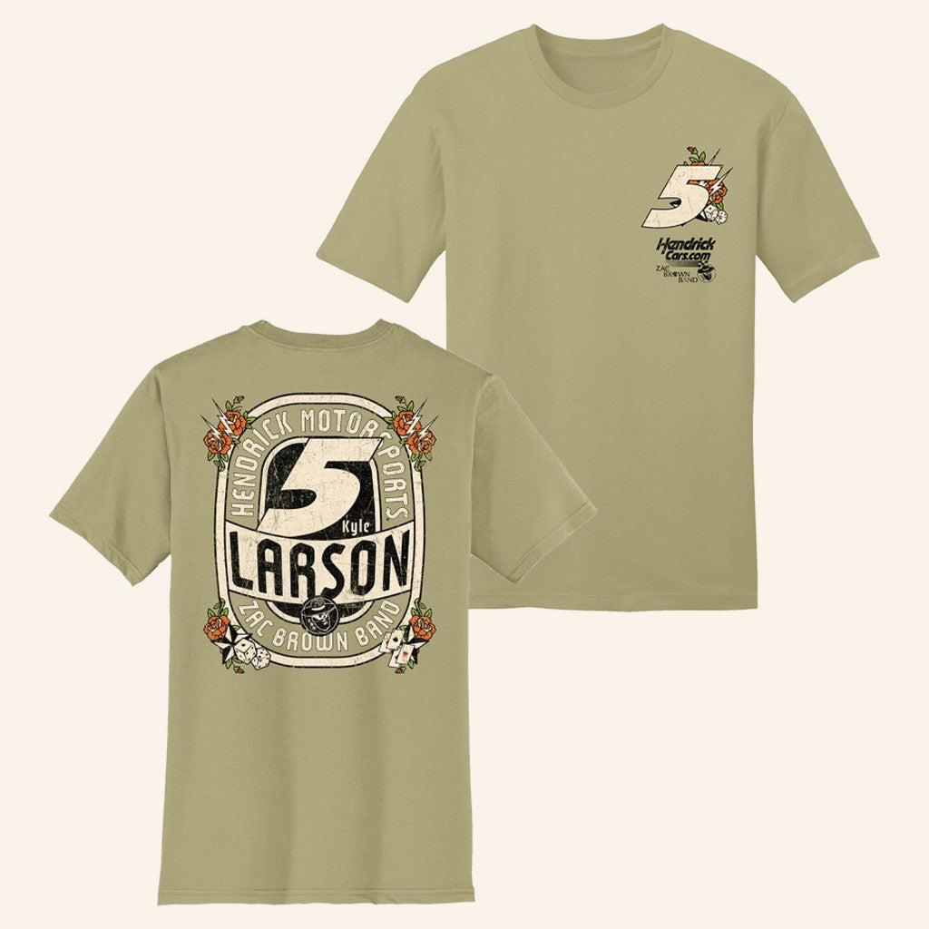 Hendrick Motorsports Merch Zac Brown Band Desert Tan T-Shirt Gifts For Him Hendrick Motorsports Merch Zac Brown Band Desert Tan T-Shirt Gifts For Him