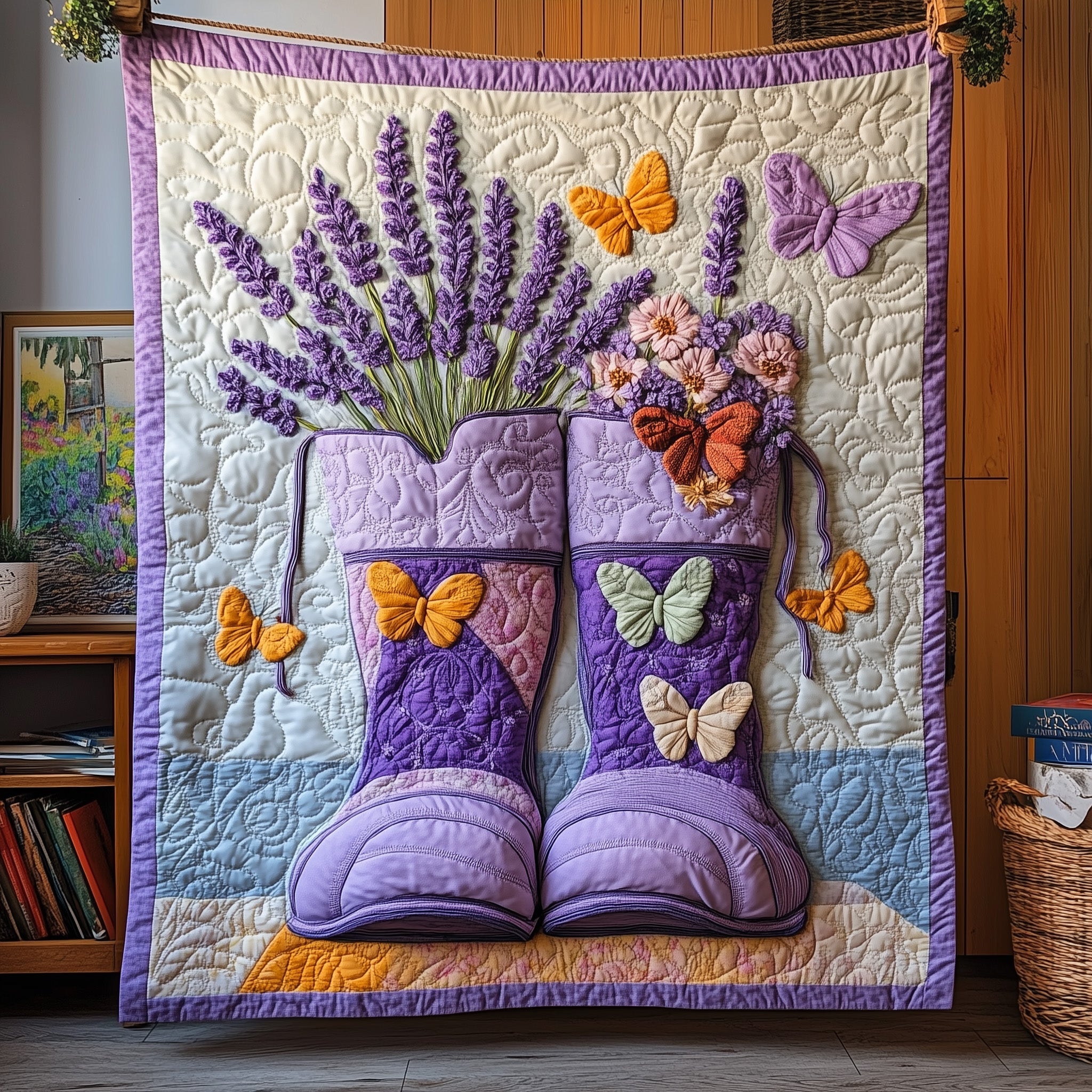 Her Journey Her Bloom Quilted Blanket Cute Bed BlanketXmas Gift Ideas For Son In Law