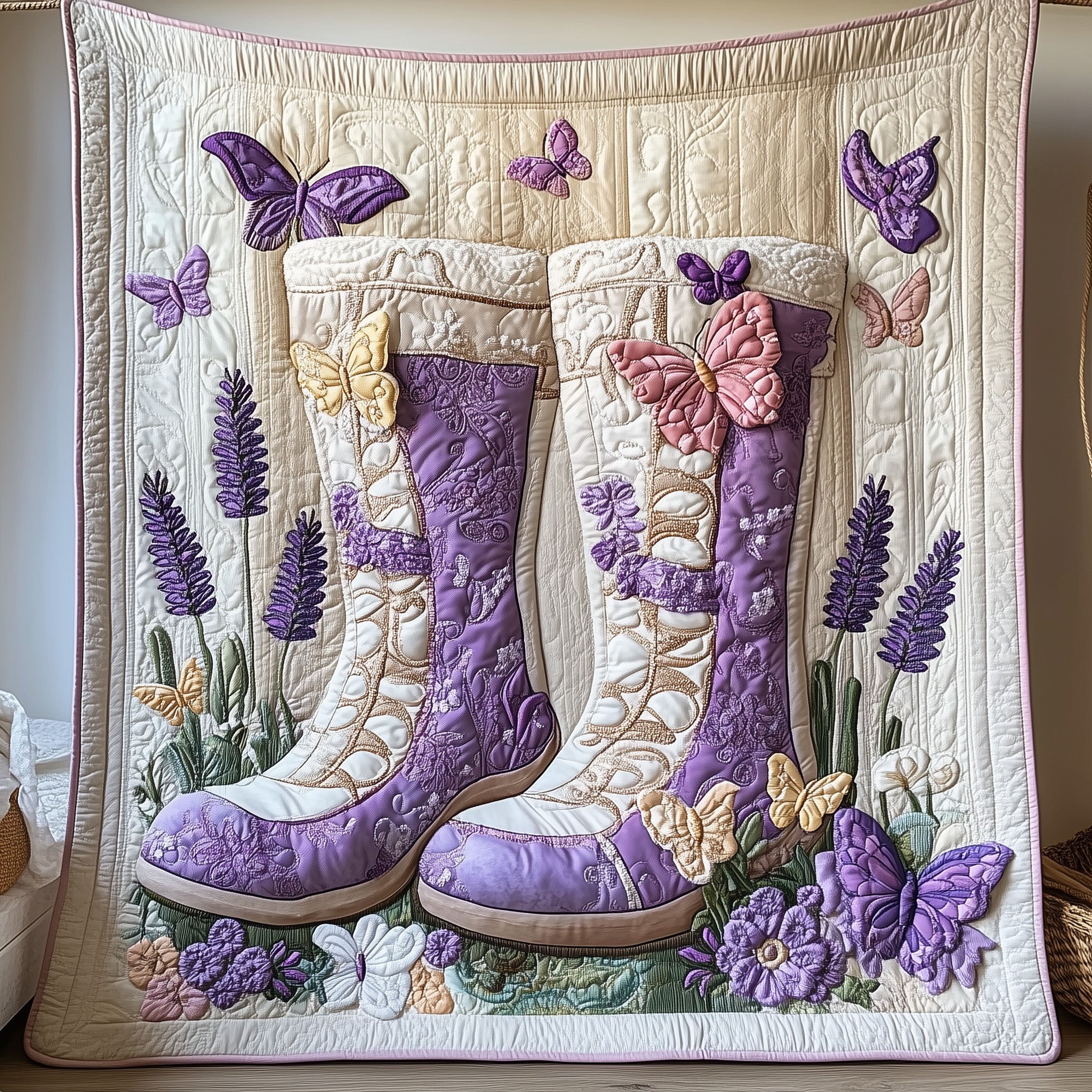 Her Journey Her Bloom Quilted Blanket Cute Bed BlanketXmas Presents For Son In Law