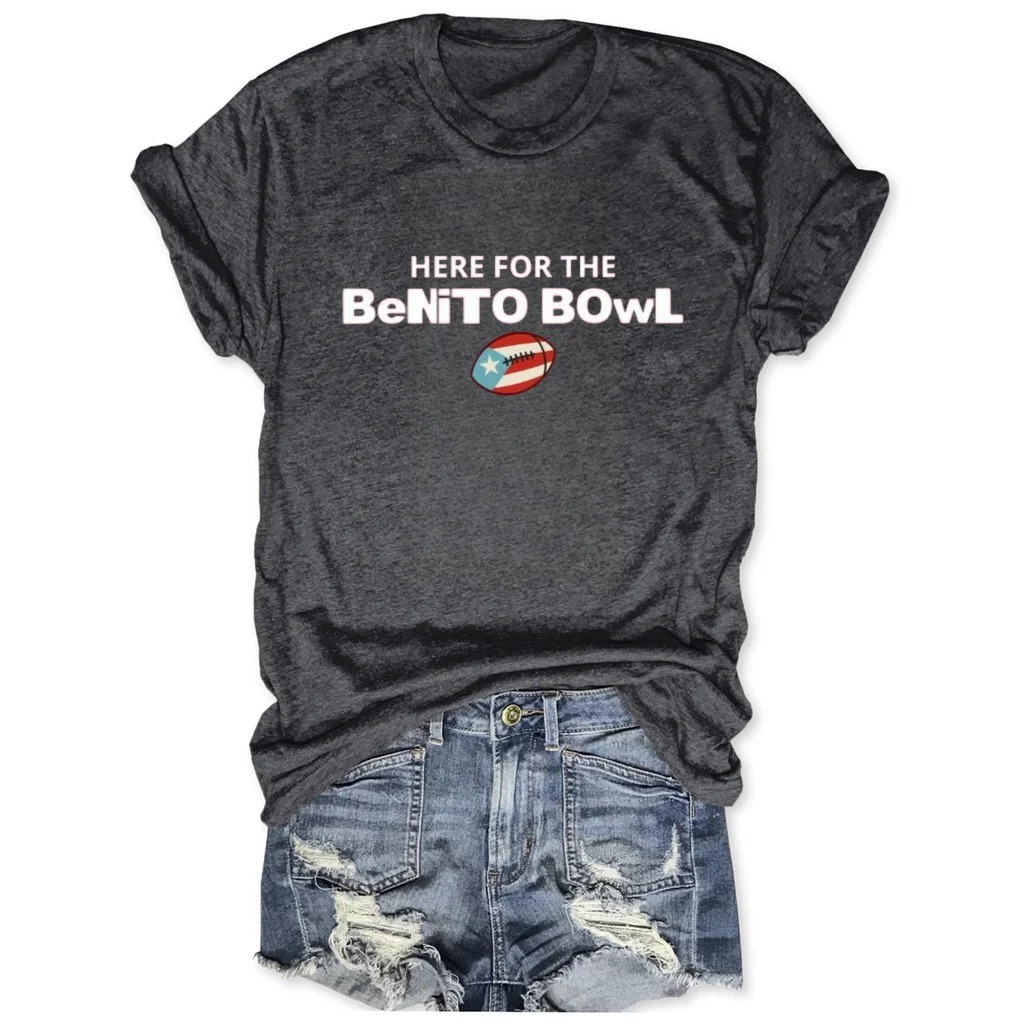 Here For Benito Bowl Tee Bad Bunny Super Bowl LX 2026 Halftime Show Best Gift
