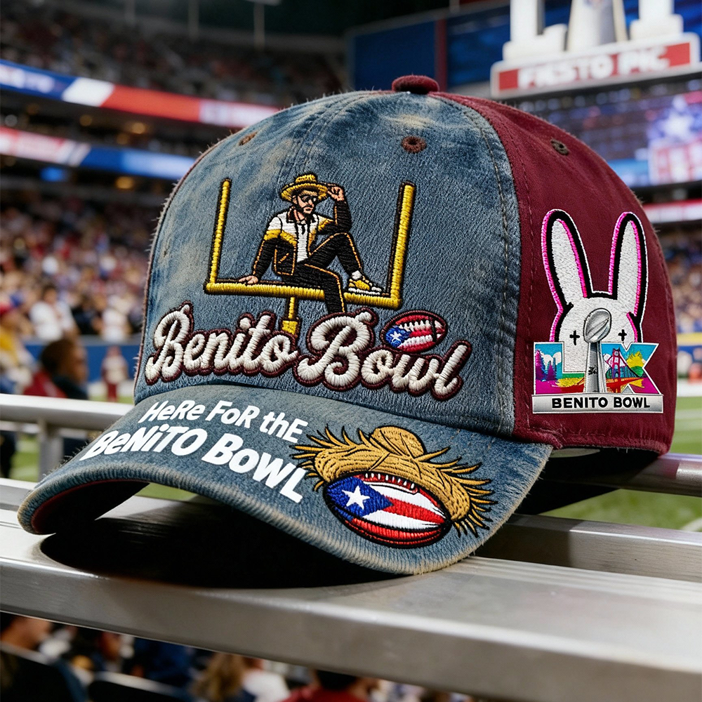 Here For The Benito Bowl Hat Benito Bowl LX Baseball Cap Gift For Him