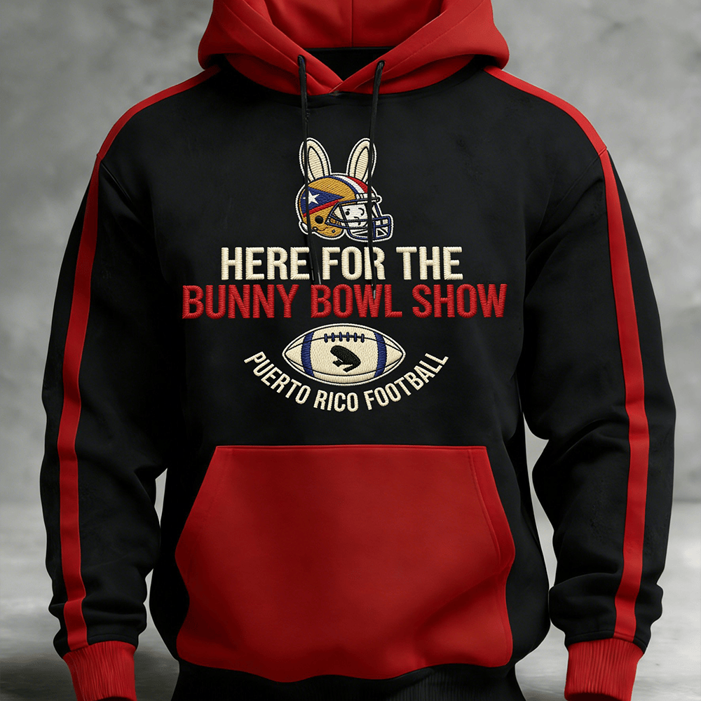 Here For The Benito Bowl Hoodie Puerto Rico Football Clothing Super Bowl Gifts