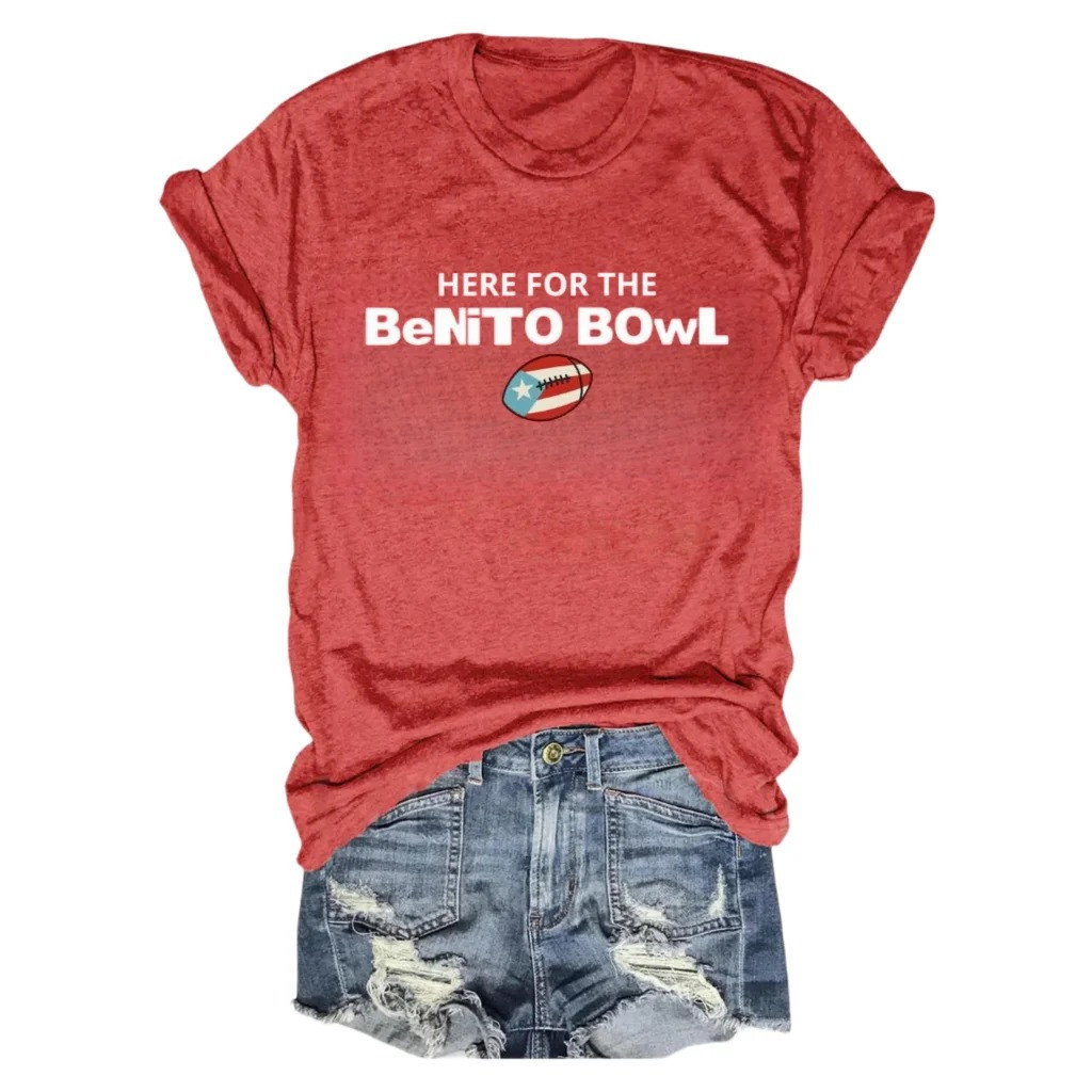 Here For The Benito Bowl T-Shirt Bad Bunny Super Bowl 2026 Fan Gear Best Gift Ideas