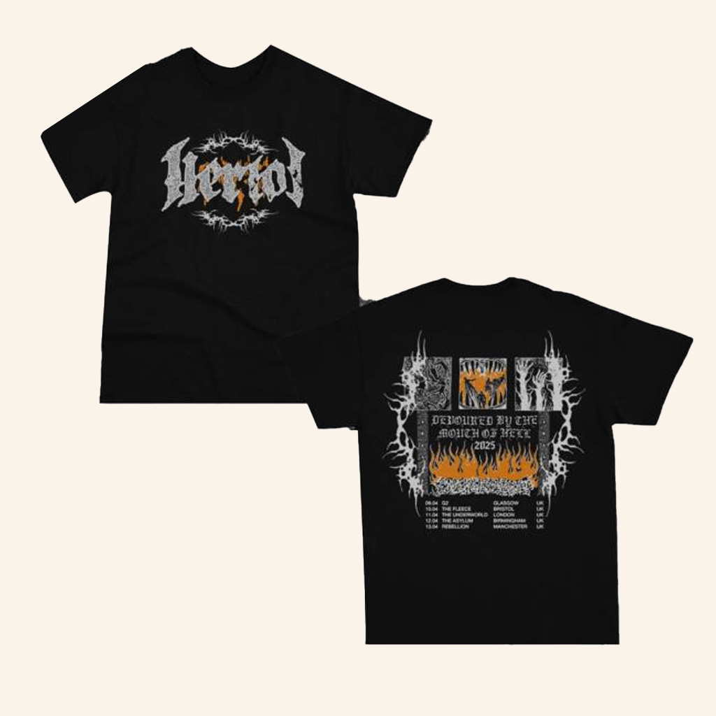 Heriot Metal Merch UK Tour T-Shirt Best Gifts For Friends Heriot Metal Merch UK Tour T-Shirt Best Gifts For Friends