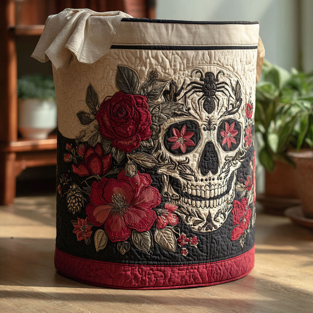 Heritage Flame Quilted Laundry Basket Back To School Merch