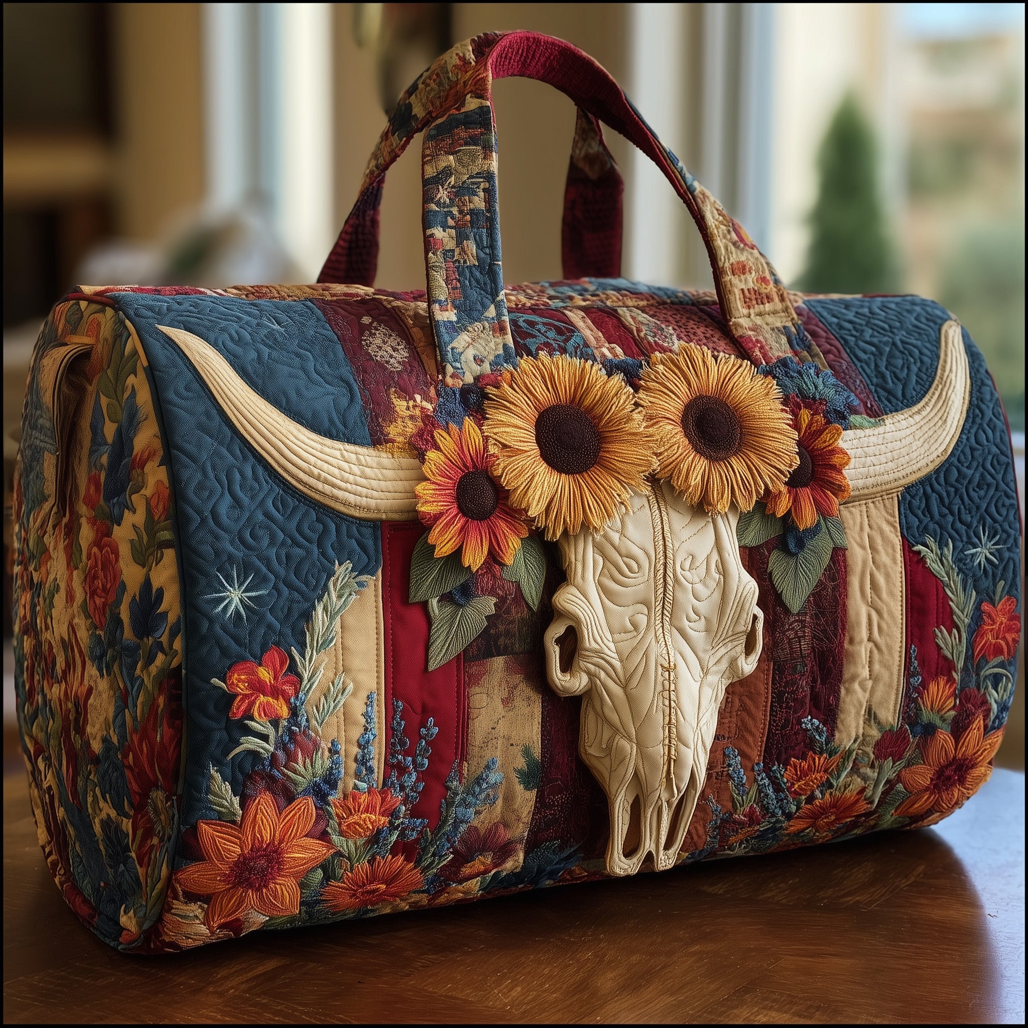 Heritage Glow Quilted Duffle Bag Gift For Mom