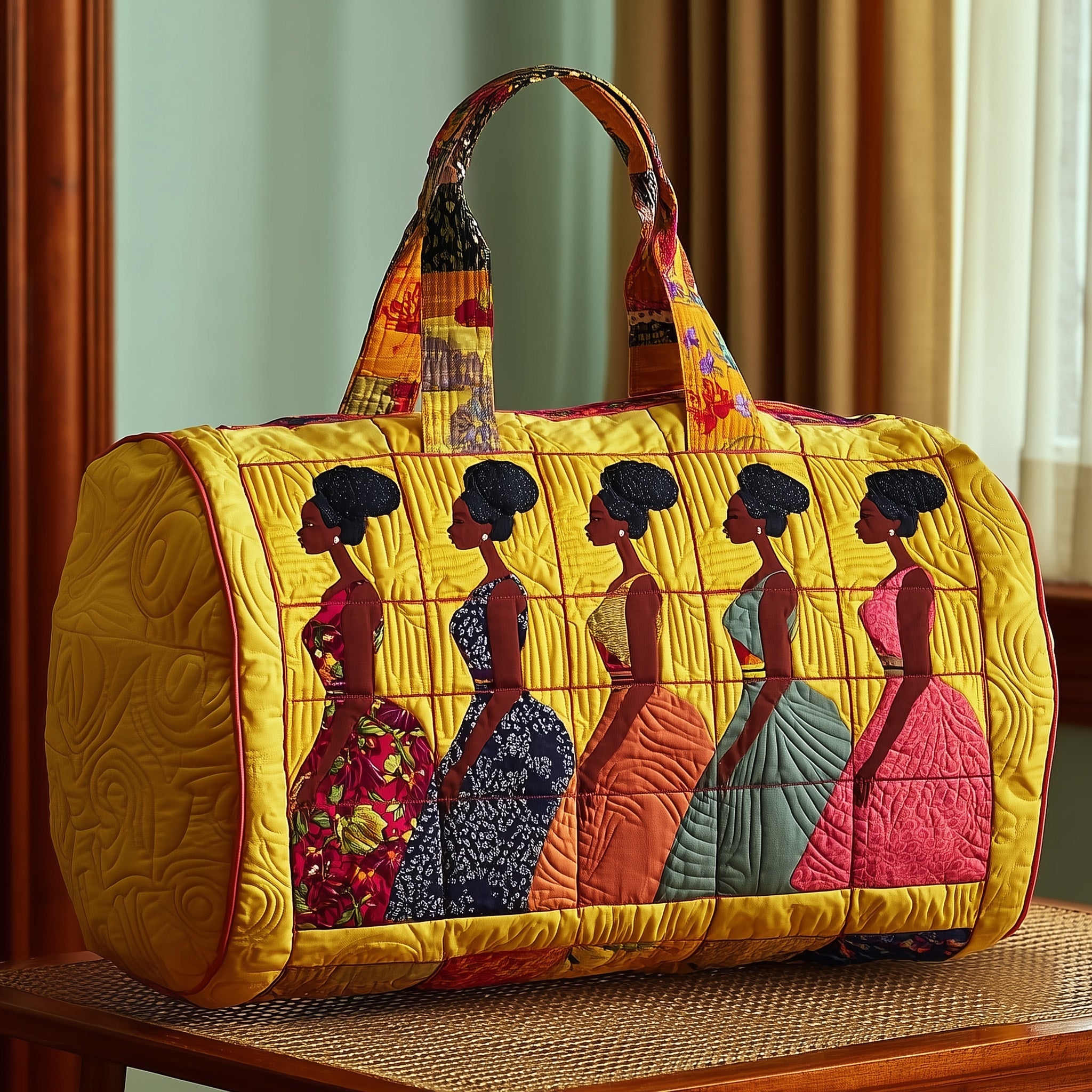 Heritage Grace Quilted Duffle Bag For Carry On Use