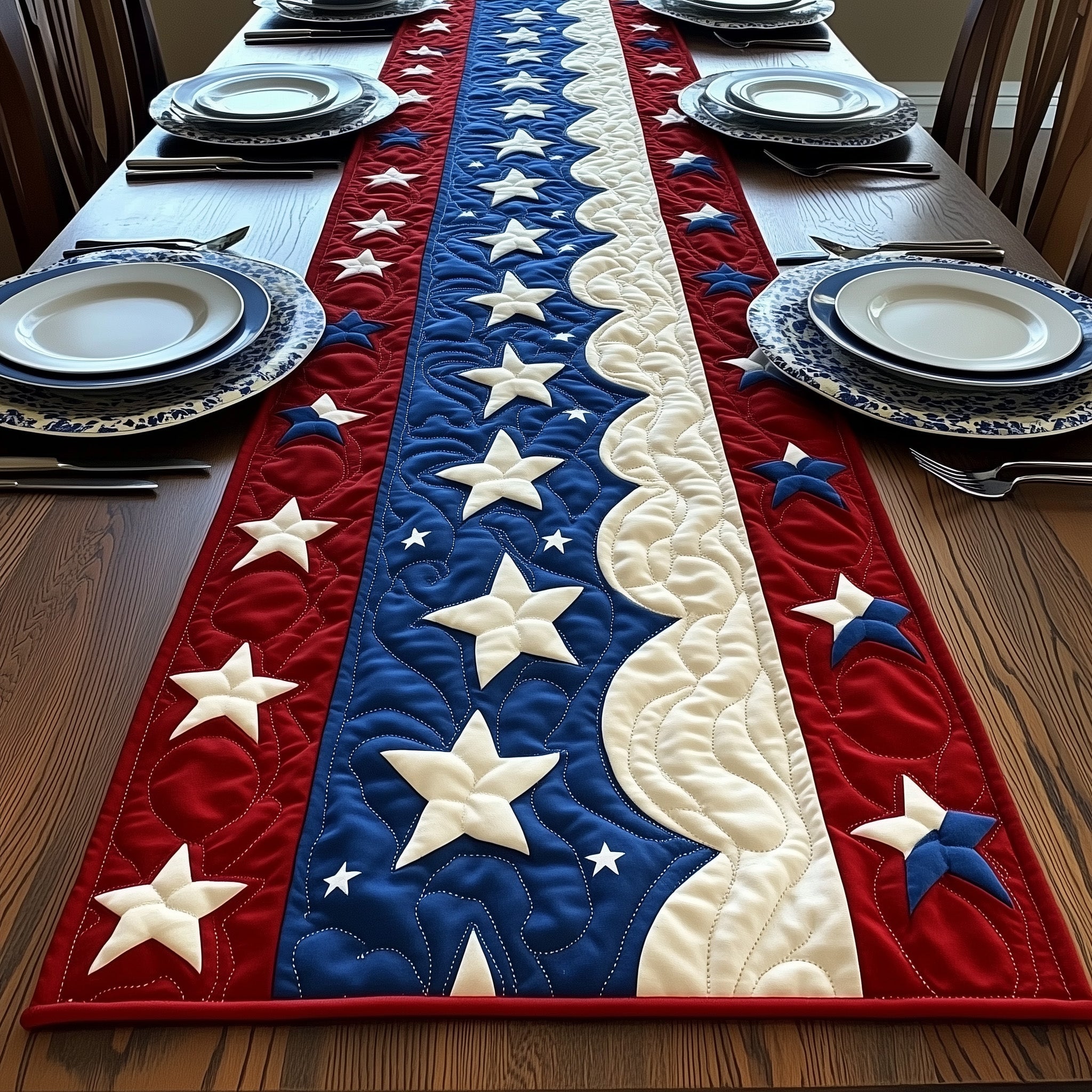 Heritage Lane Quilted Table Runner Festive Christmas Dining Room Table Runner