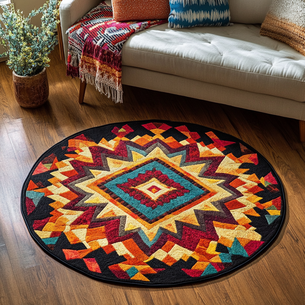 Heritage Threads Quilted Round Mat Outdoor Decor Things To Get For Christmas For 14 Year Olds