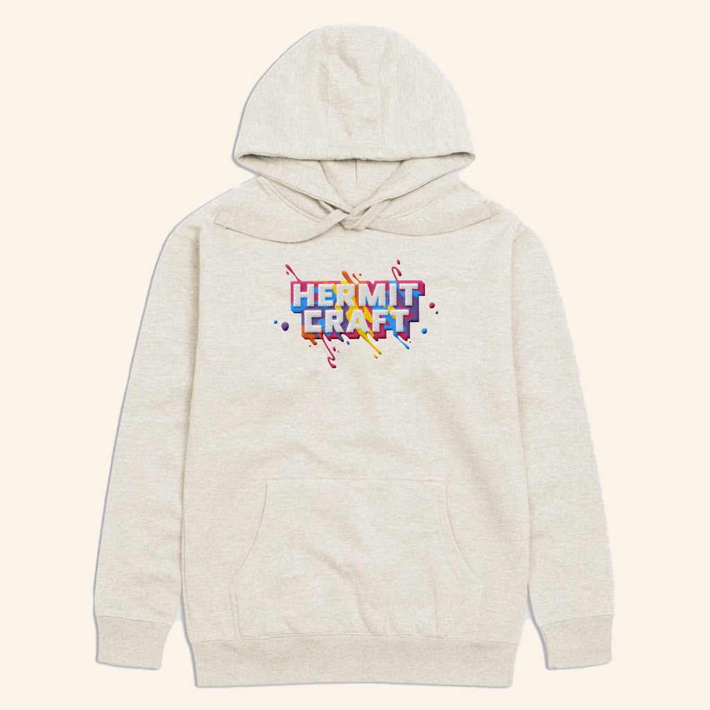 Hermitcraft Merch Paint Splatter Hoodie Unique Gift For Boyfriend Hermitcraft Merch Paint Splatter Hoodie Unique Gift For Boyfriend