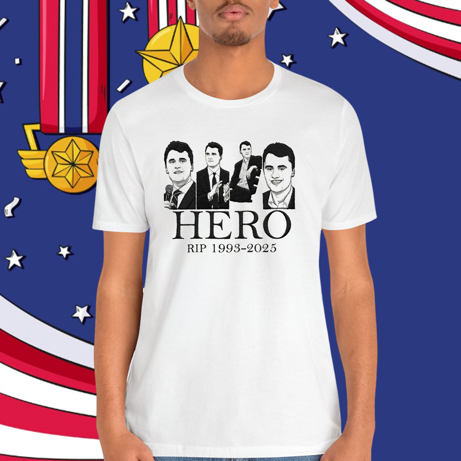 Hero Rip Charlie Kirk 1993-2025 Shirt