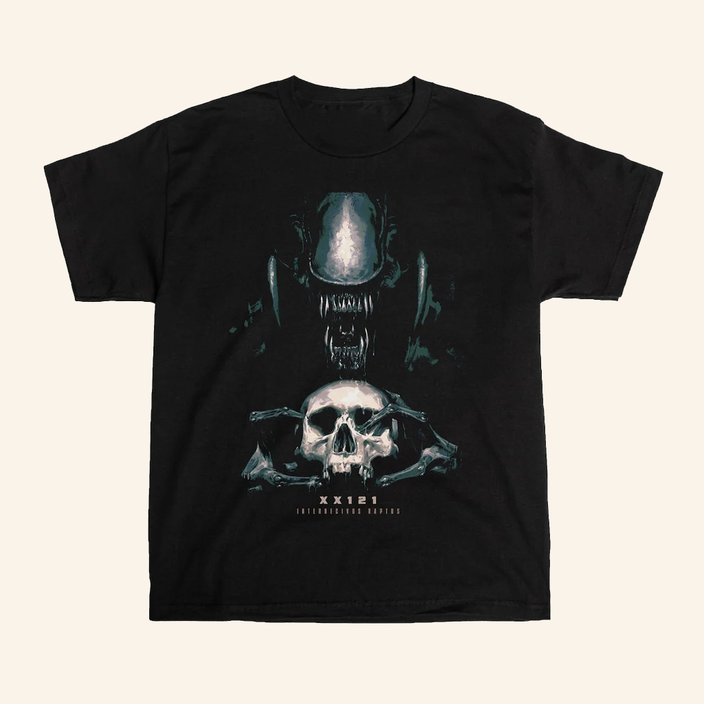 Heroes Villains Merch Alien Xenomorph Internecivus Raptus T-Shirt Christmas Gifts For Husband