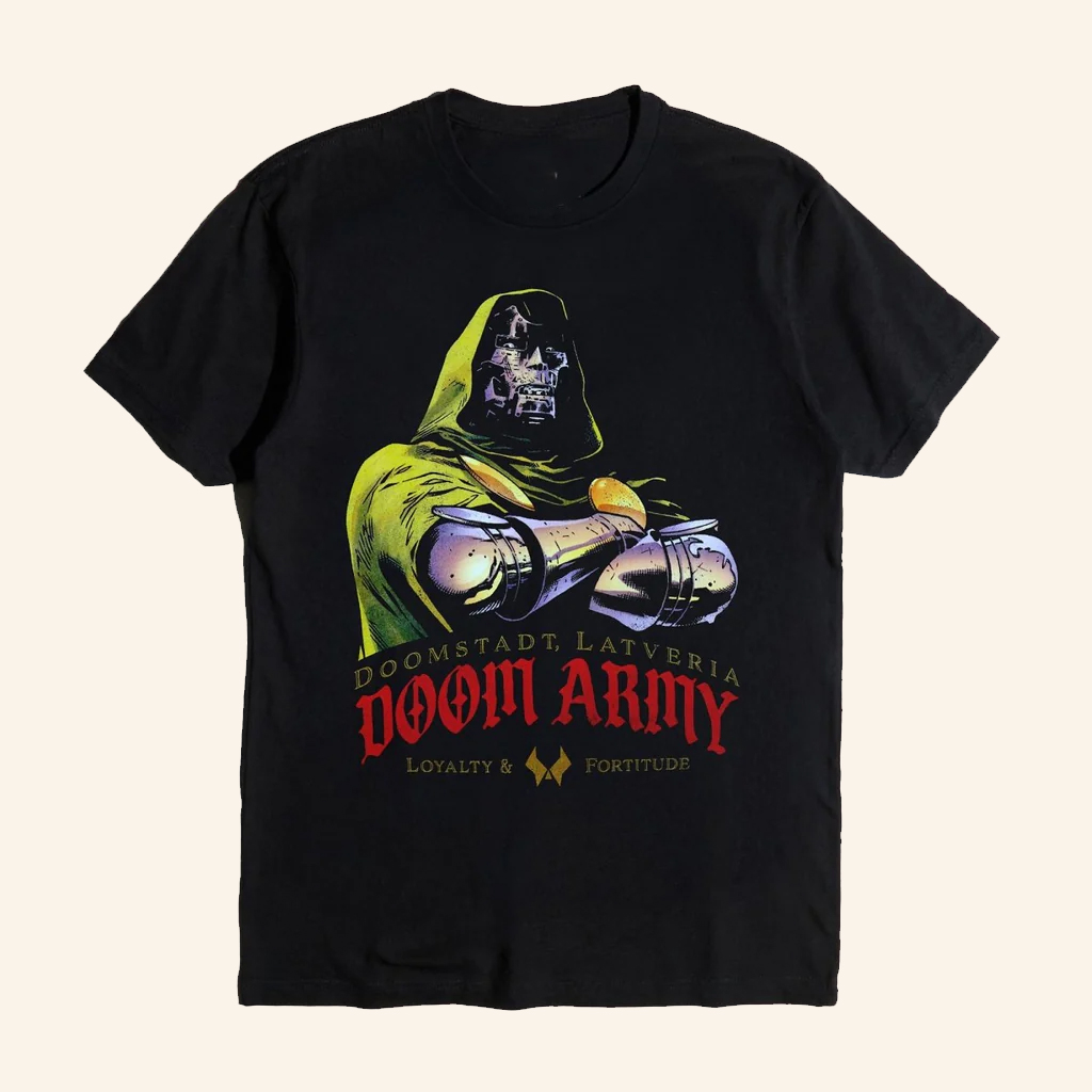 Heroes Villains Merch Doctor Doom Army Forge T-Shirt Husband Christmas Gift Ideas Heroes Villains Merch Doctor Doom Army Forge T-Shirt Husband Christmas Gift Ideas
