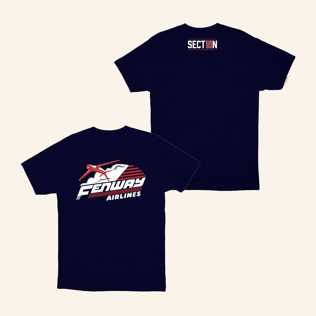 Heroes Villains Merch Fenway Airlines Section 10 T-Shirt Gift For Brother