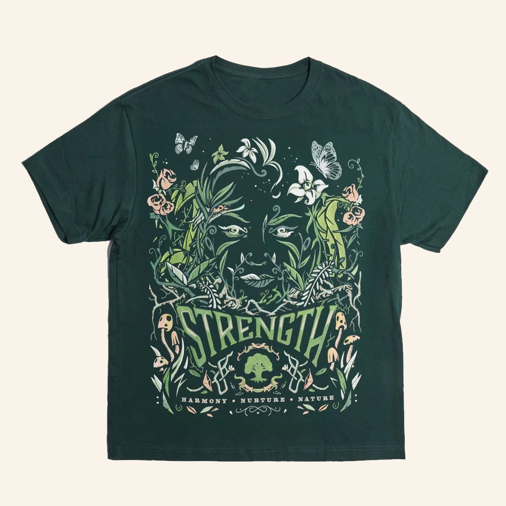 Heroes Villains Merch The Gathering Green Mana Grail T-Shirt Christmas Present For Husband