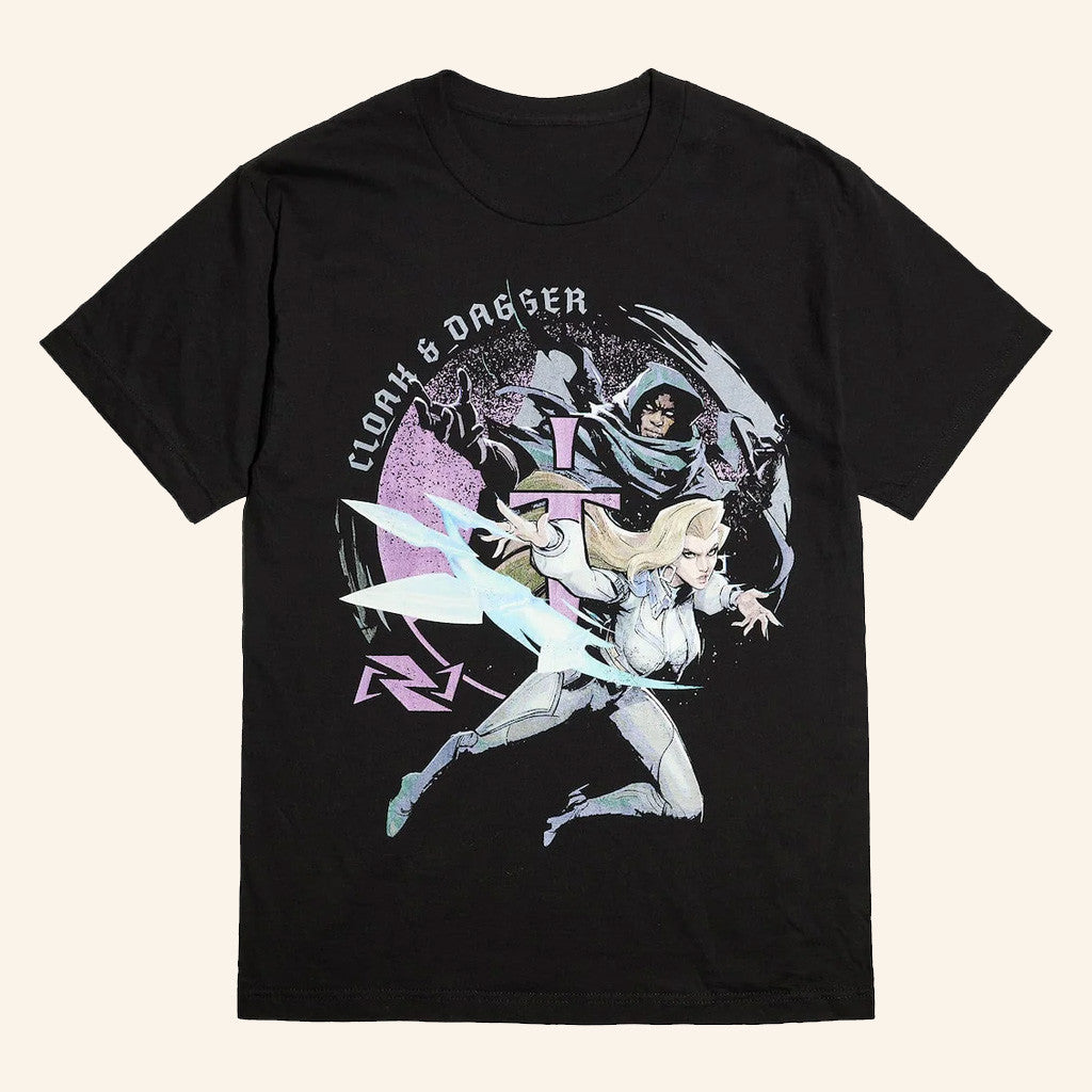 Heroesvillains Merch Marvel Rivals Cloak And Dagger Forge T-Shirt Gifts For Besties