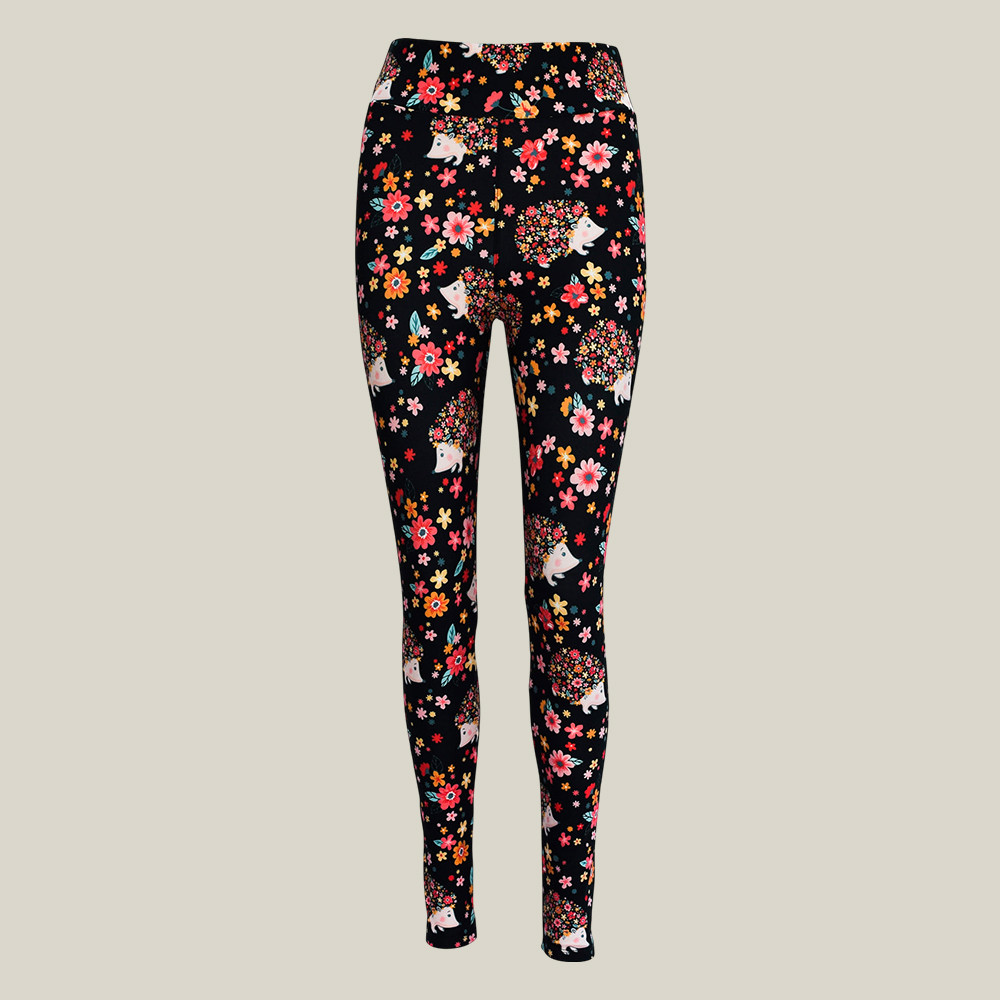 Hetty Hedgehog Legging Animal Themed Legging Yoga Style Gifts For Mom