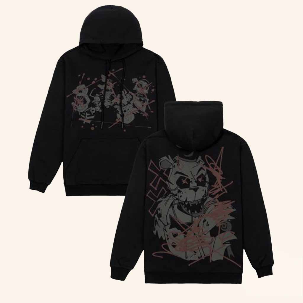 Hex Merch Ignited Freddy Hoodie Unique Birthday Gift For Friends Hex Merch Ignited Freddy Hoodie Unique Birthday Gift For Friends