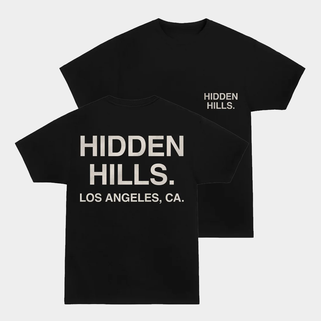 Hidden Hills Club Merch Hidden Hills Los Angeles CA T-Shirt Gifts For Husband-1