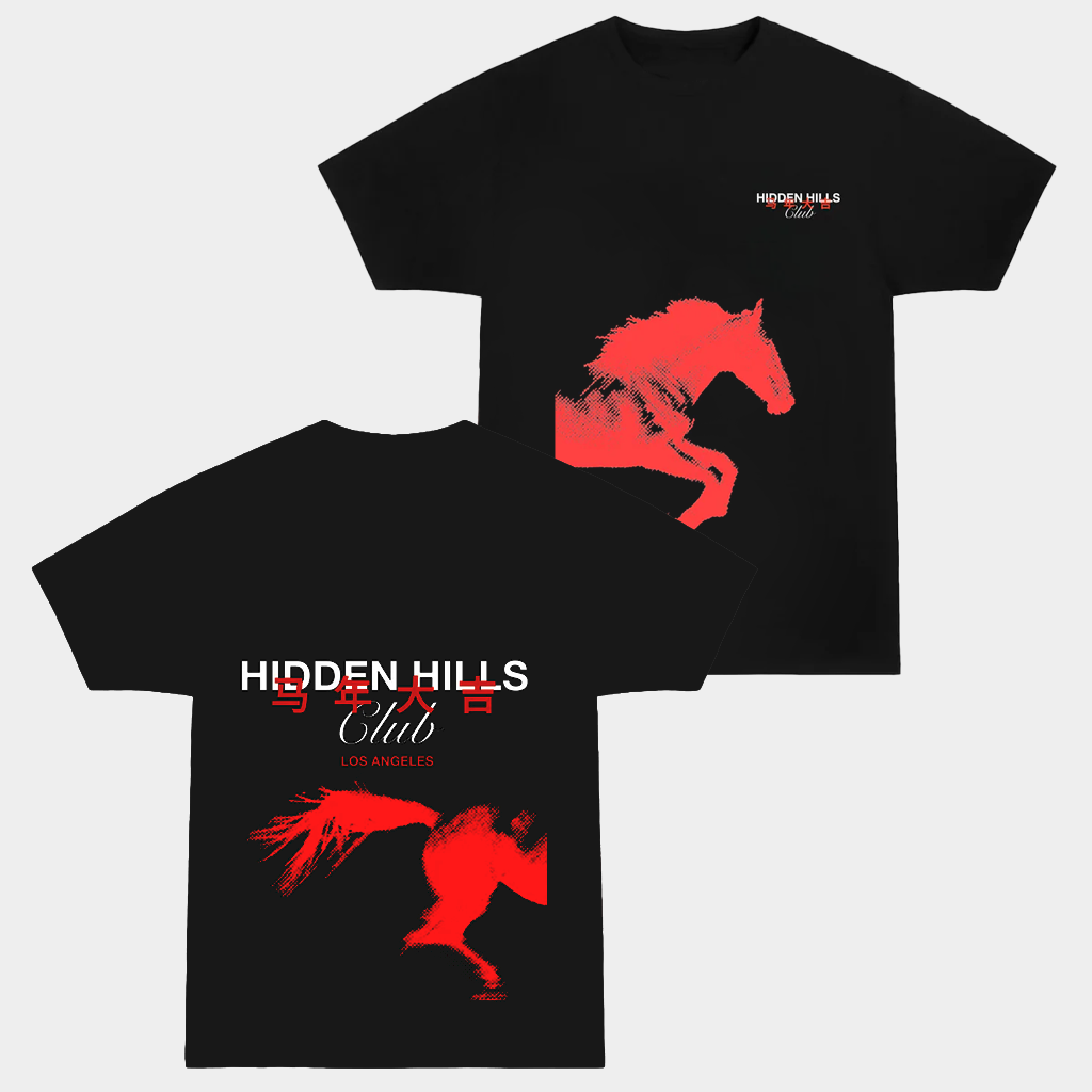 Hidden Hills Club Merch Year Of The Horse T-Shirt Birthday Gift Ideas For Him Hidden Hills Club Merch Year Of The Horse T-Shirt Birthday Gift Ideas For Him