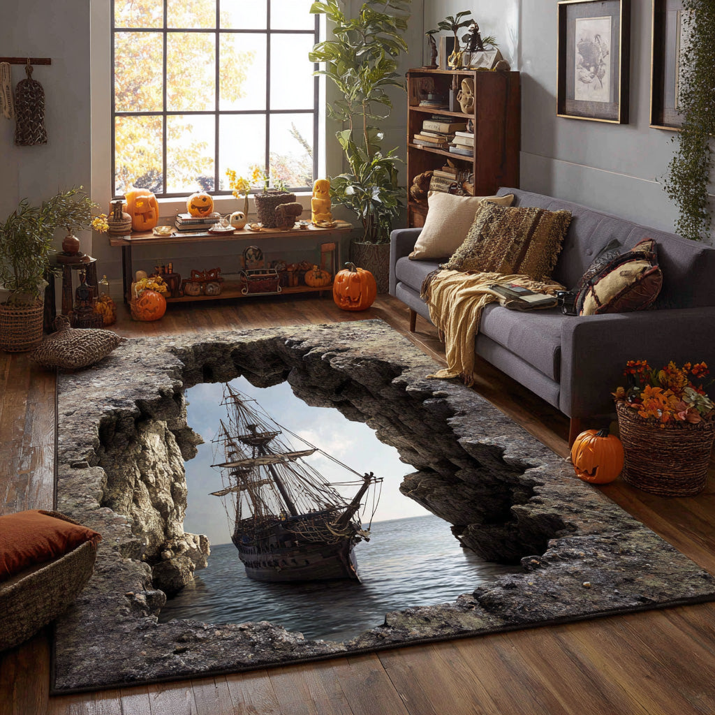 Hidden Passage Area Rug Entrance Way Ideas Ocean Themed Presents