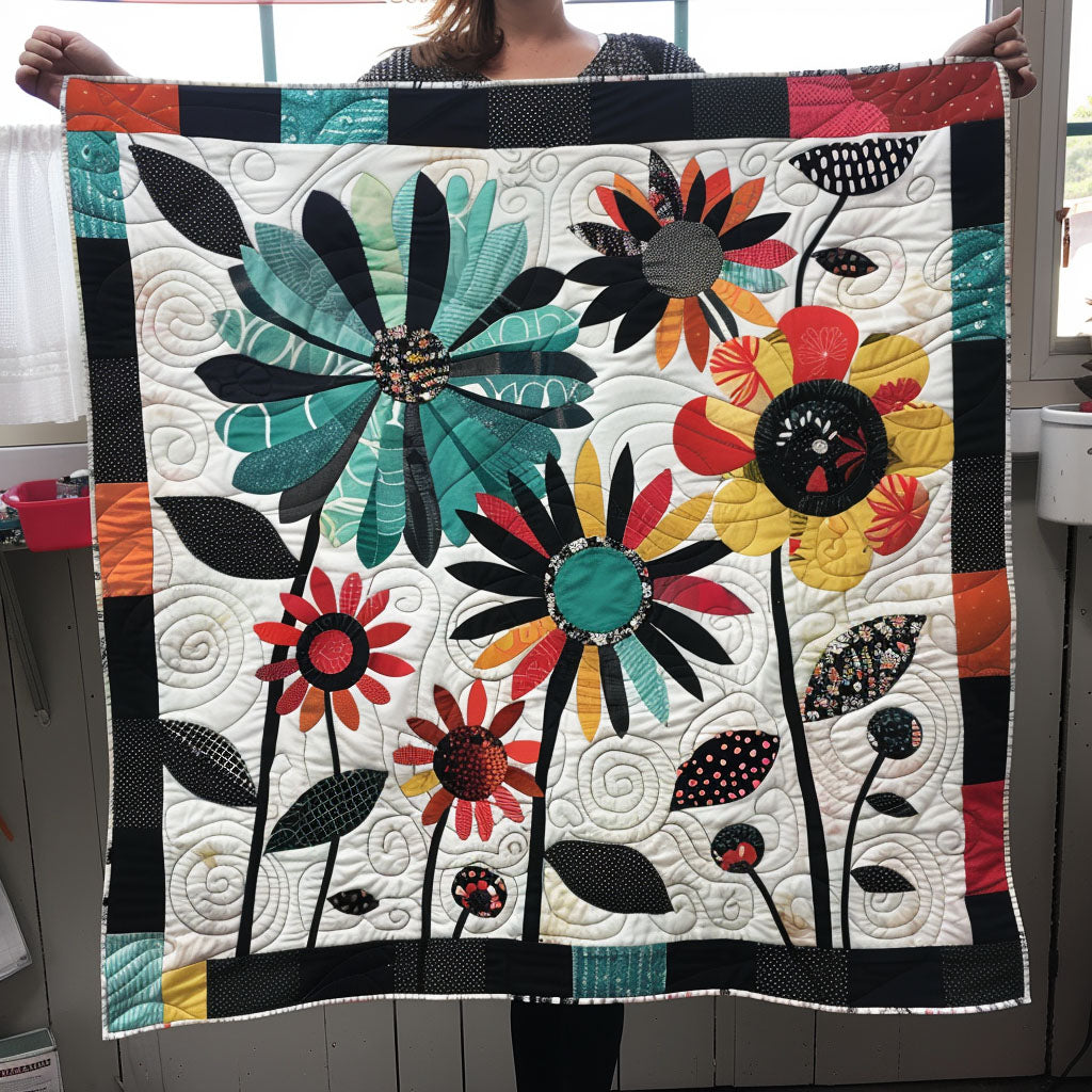 Hidden Petals Quilted Blanket Best Gifts For Flower Lovers