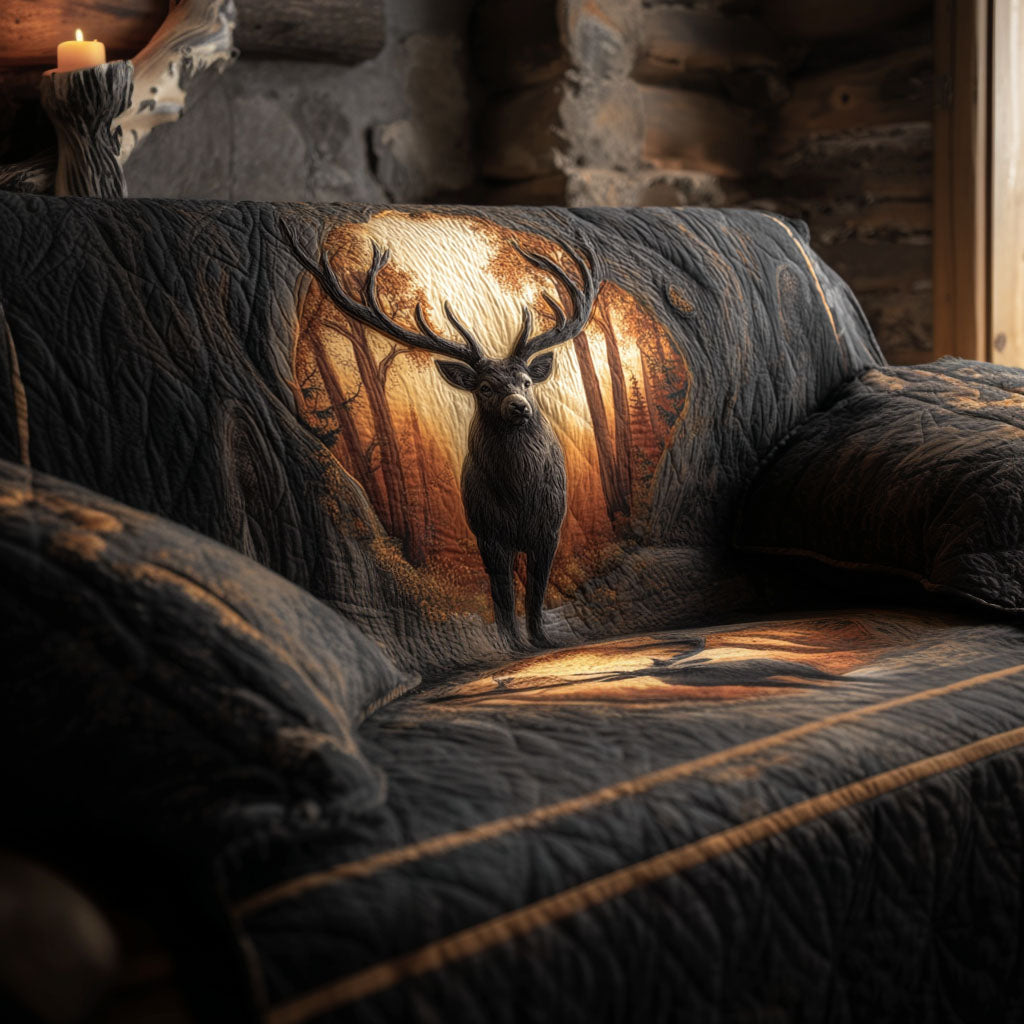 Hidden Trails Quilted Sofa Cover Couch Protector Gift Ideas For Wildlife Lovers