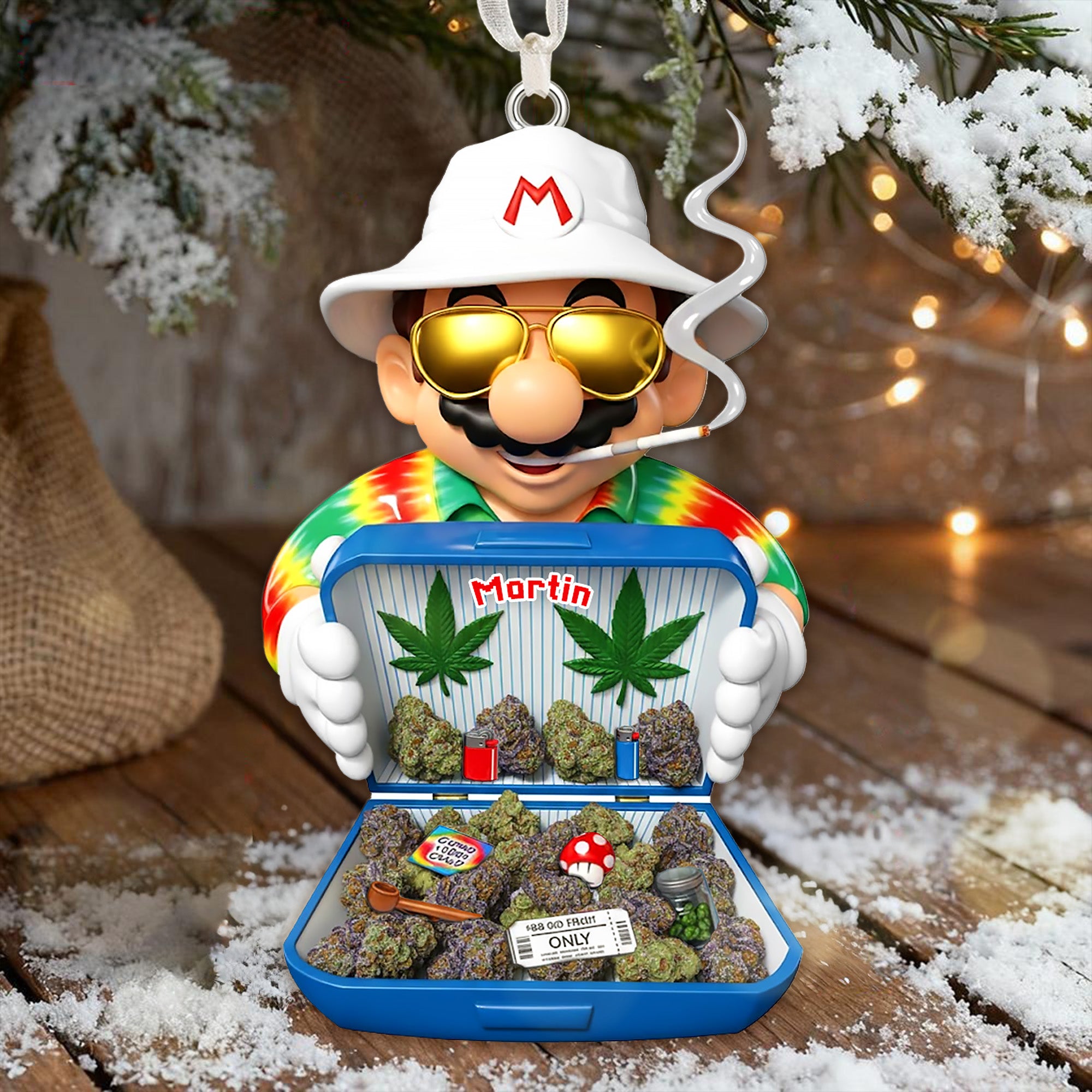 High Life Ornament - Personalized Christmas Gifts - Holiday Season Gift Idea