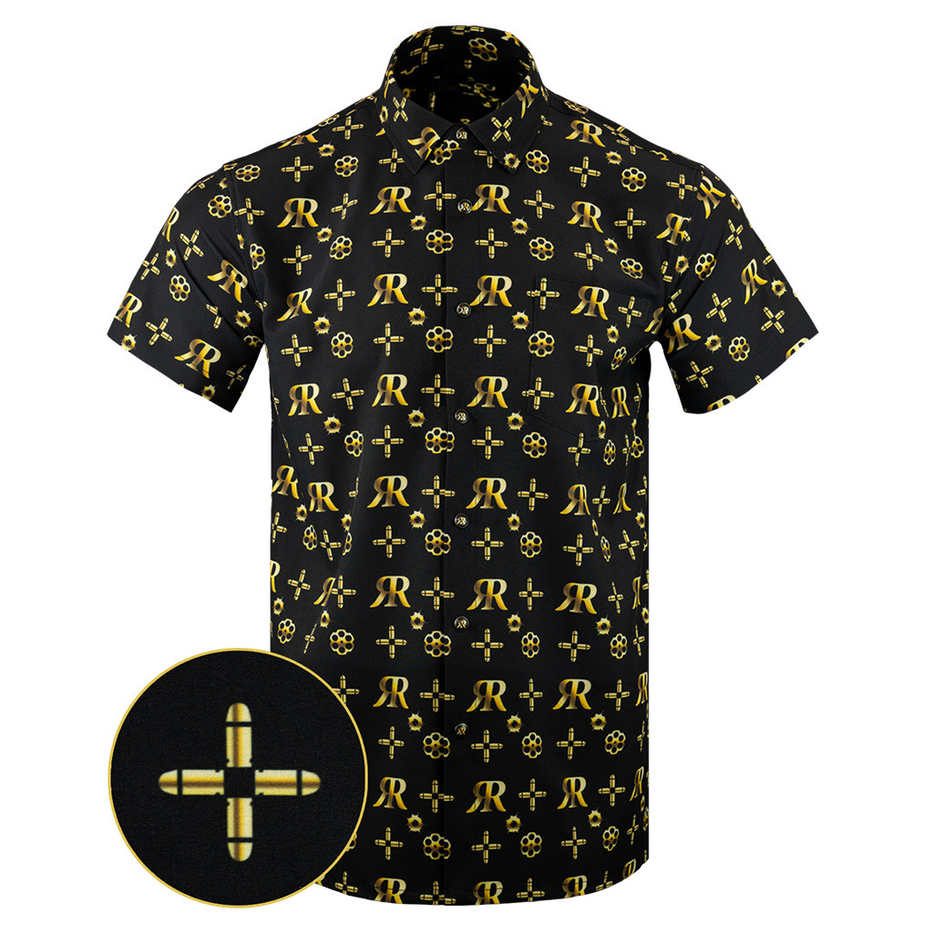 High Roller Gold Button Down Pearl Snaps Apparel Tactical Hawaiian Shirt Xmas Presents For Dad High Roller Gold Button Down Pearl Snaps Apparel Tactical Hawaiian Shirt Xmas Presents For Dad