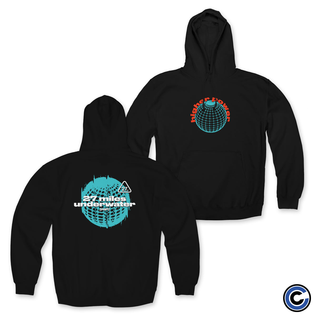 Higher Power Merch Globe Hoodie Higher Power Hoodie