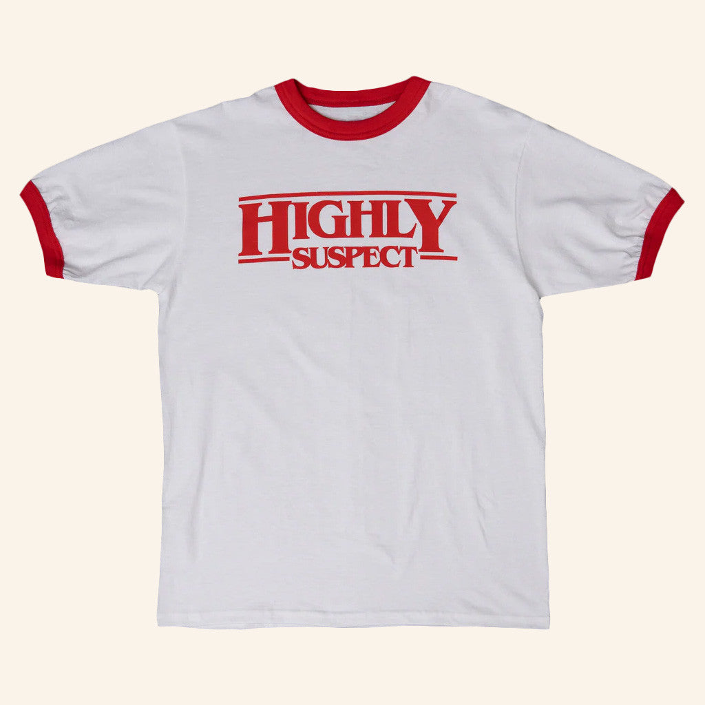 Highly Suspect Merch Hs White Ringer T-Shirt Best Gifts For Her Highly Suspect Merch Hs White Ringer T-Shirt Best Gifts For Her