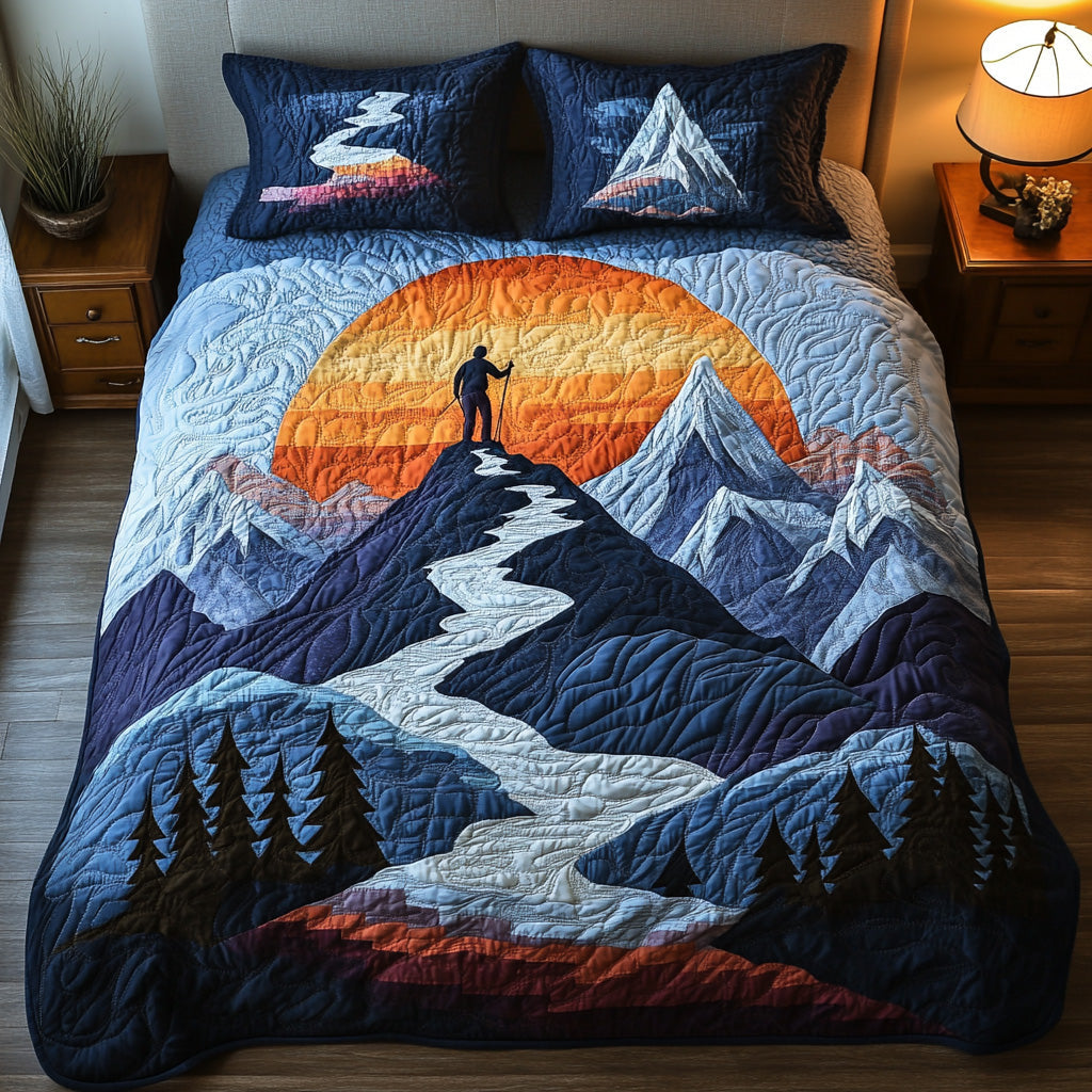 Highpoint Vista Quilted Bedding Set Bedroom Decor Ideas Unique Gifts For Hikers