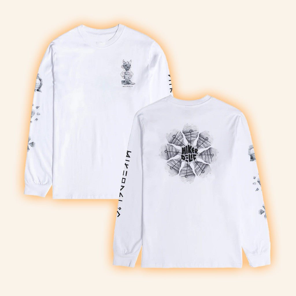 Hikerdelic Merch Hikerdelic Bridestones White Long Sleeve T-Shirt Gifts For Him Hikerdelic Merch Hikerdelic Bridestones White Long Sleeve T-Shirt Gifts For Him