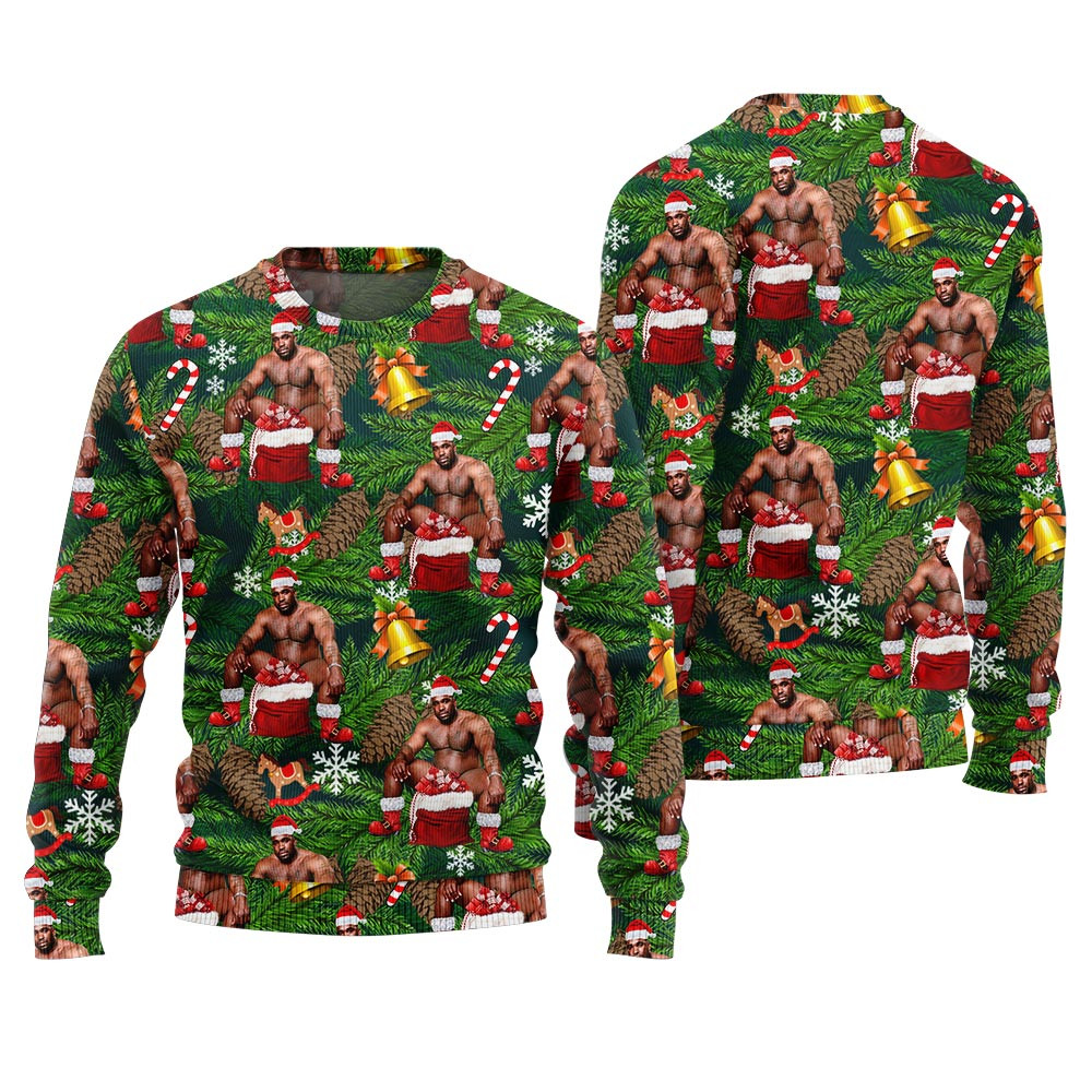 Hilarious Barry Wood Ugly Christmas Sweater Heartwarming Christmas Gift Sweater for Him or Her