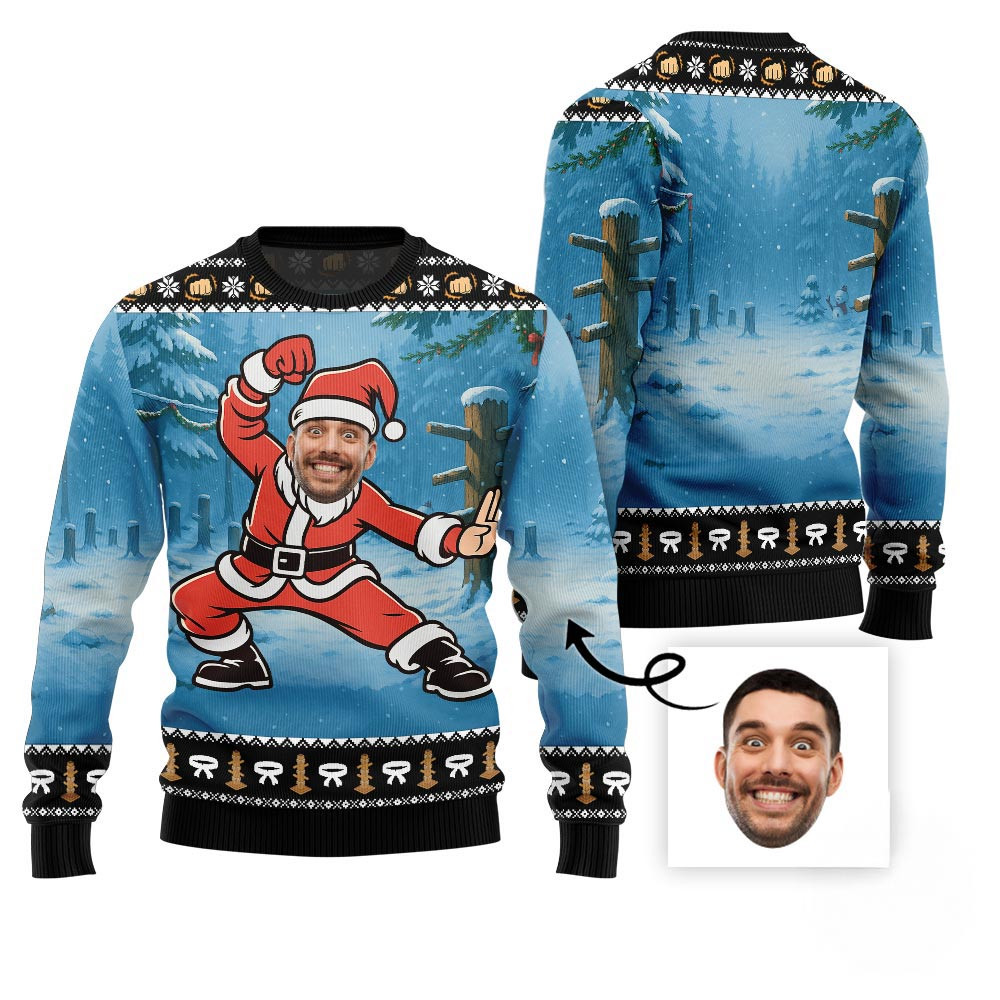 Hilarious Custom Santa Sweater Ugly Christmas Gifts