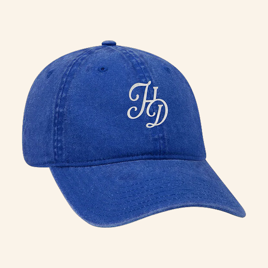 Hilary Duff Merch HD Logo Embroidered Hat Gifts For Music Lovers Hilary Duff Merch HD Logo Embroidered Hat Gifts For Music Lovers