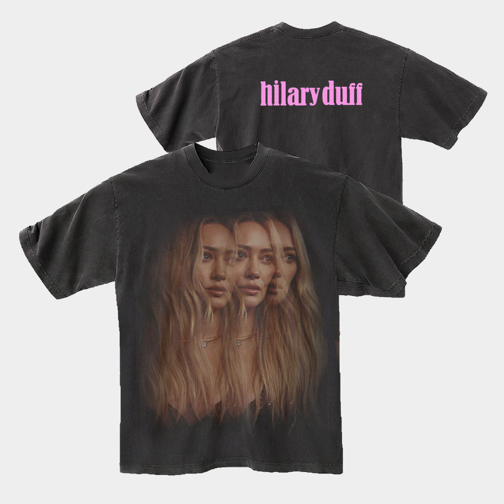 Hilary Duff Merch Mature Photo T-Shirt Hilary Duff Shirt Unique Gifts For Music Lovers