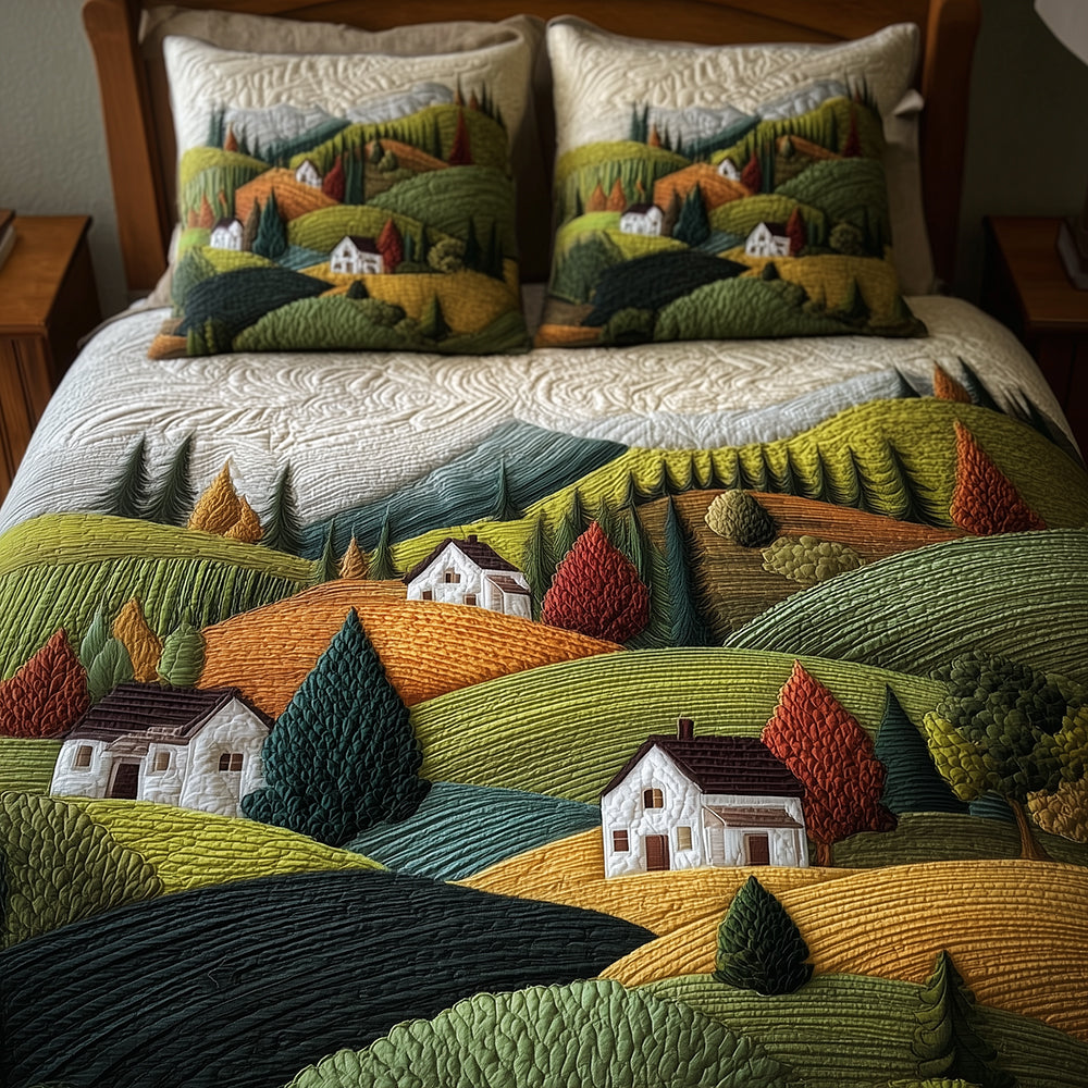 Hilltop Haven Quilted Bedding Set Bed Decor Ideas Family Christmas Presents