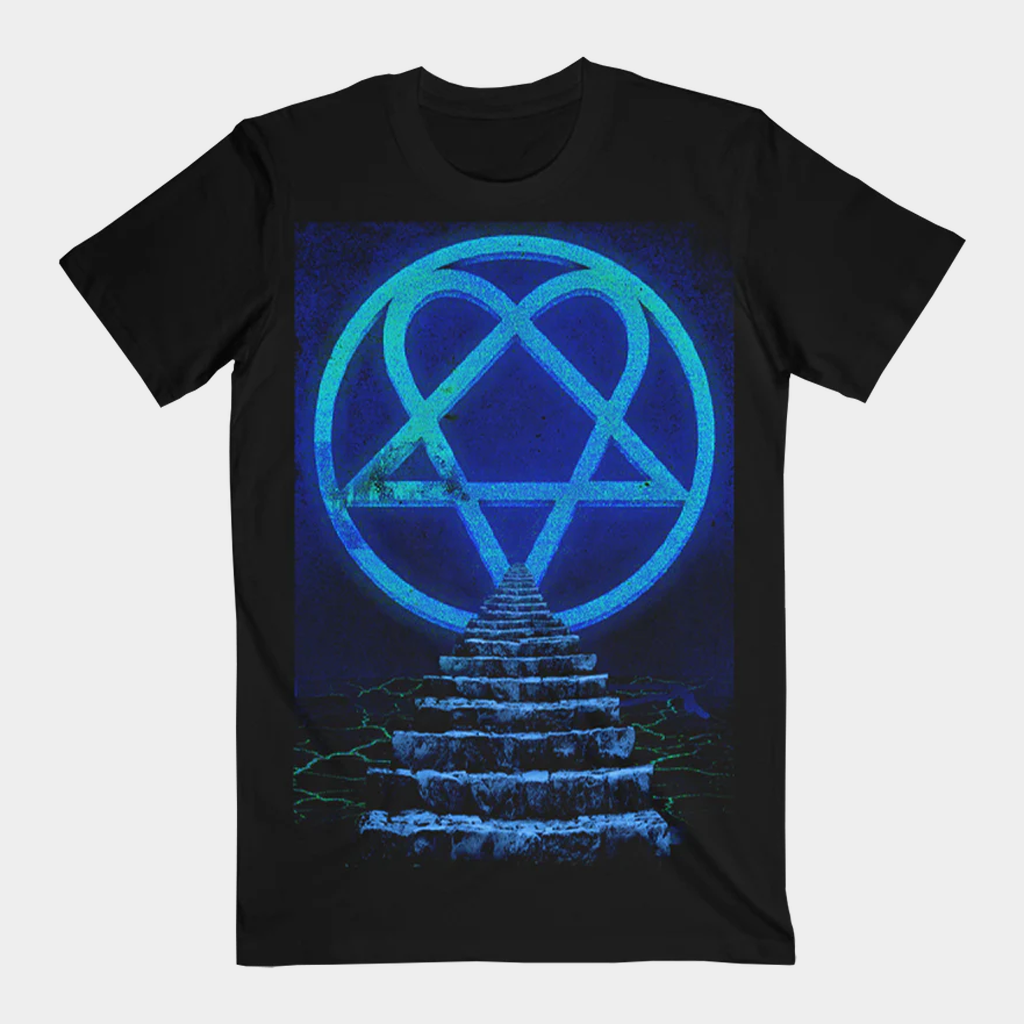 HIM Merch Esoterigram T-Shirt Black Cool Gifts For Rock Lovers