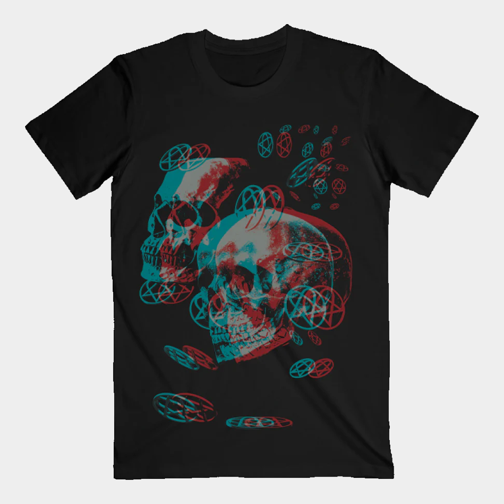 HIM Merch Phantasmagram T-Shirt Black Gifts For A Rock Music Lover