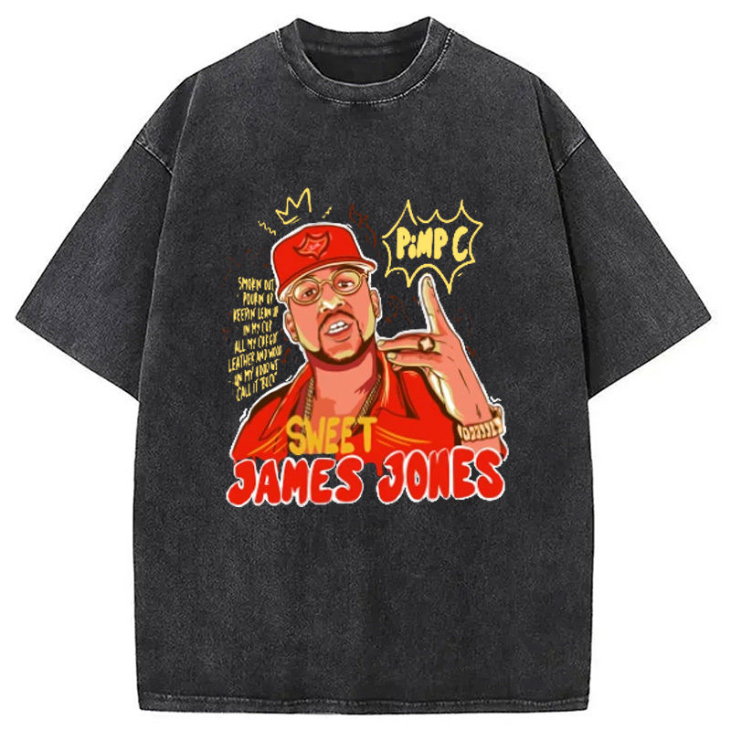 Hiphop Long Live Sweet James Jones Washed T-Shirt Minimal Retro Graphic Clothing Gifts For Her Hiphop Long Live Sweet James Jones Washed T-Shirt Minimal Retro Graphic Clothing Gifts For Her