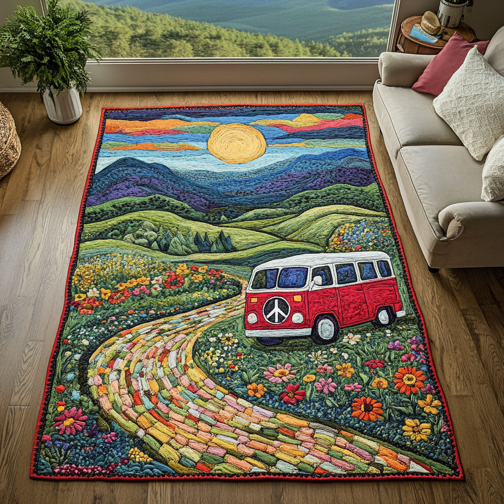 Hippie Dream Area Rug Christmas Kitchen Decor Gifts For Hippie Girlfriend