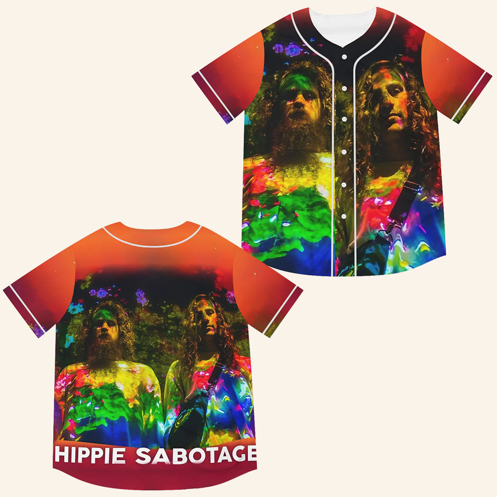 Hippie Sabotage Jersey EDM Rave Jersey Hippie Sabotage Merch Gifts For Hip Hop Fans