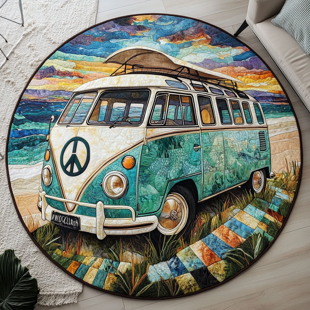 Hippie Van Bliss Quilted Round Mat Foyer Decor Ideas Christmas Wishlist For Teens