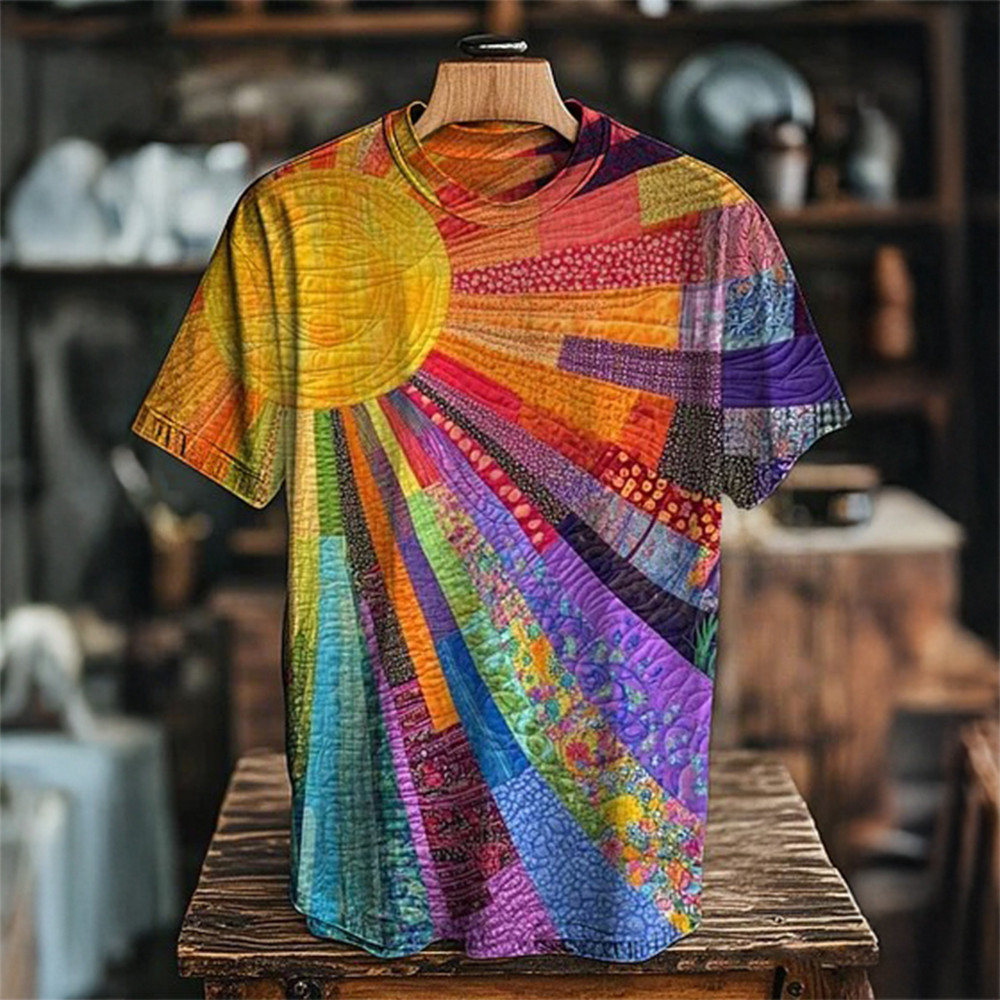 Hippies Symbol Peace And Love Sun T-Shirt Hippie Style Clothes Best Gift For Peace Lovers