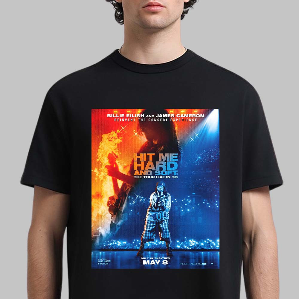 Hit Me Hard And Soft The Tour Live Billie Eilish T-Shirt Billie Eilish Music Tee Fan Gift
