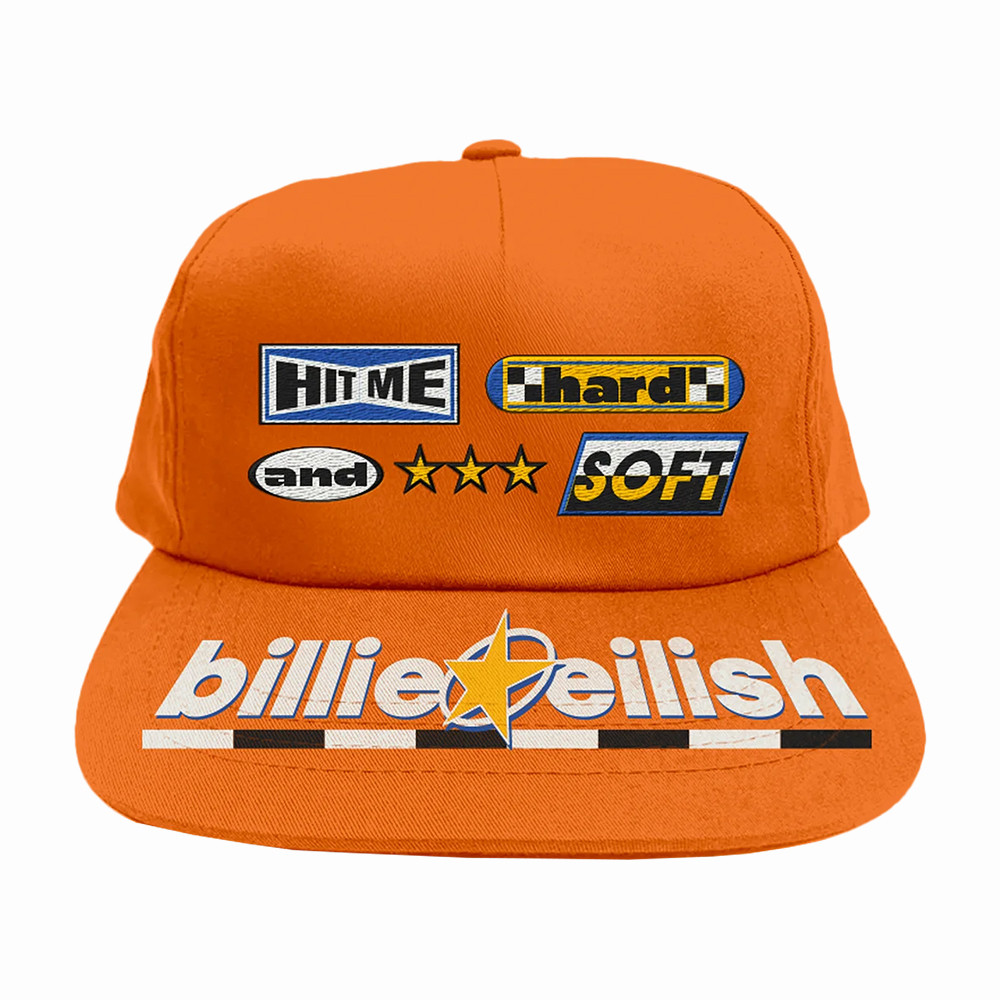 Hit Me Hard And Solf Billie Eilish Snapback Hat Billie Eilish Music Merch Fans Gift For Him