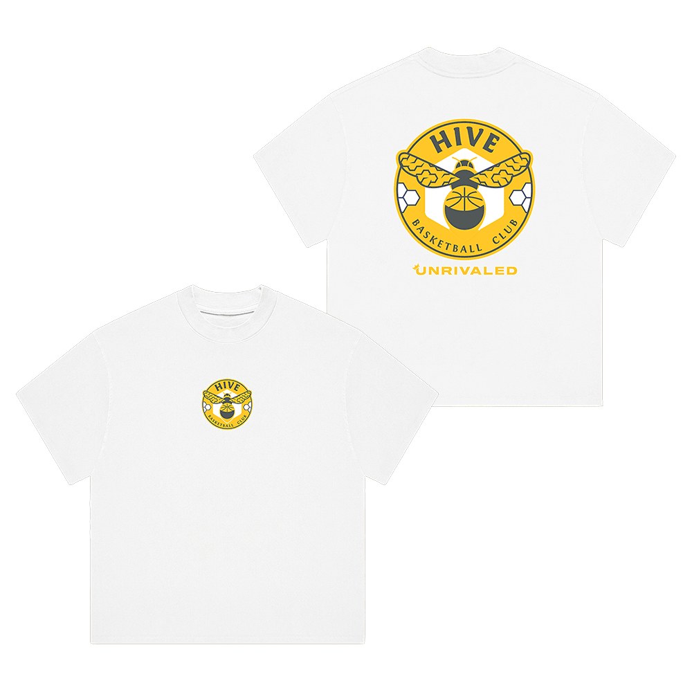 Hive Basketball Club Logo Shirt White Unrivaled Basketball Merch Apparel For Fans