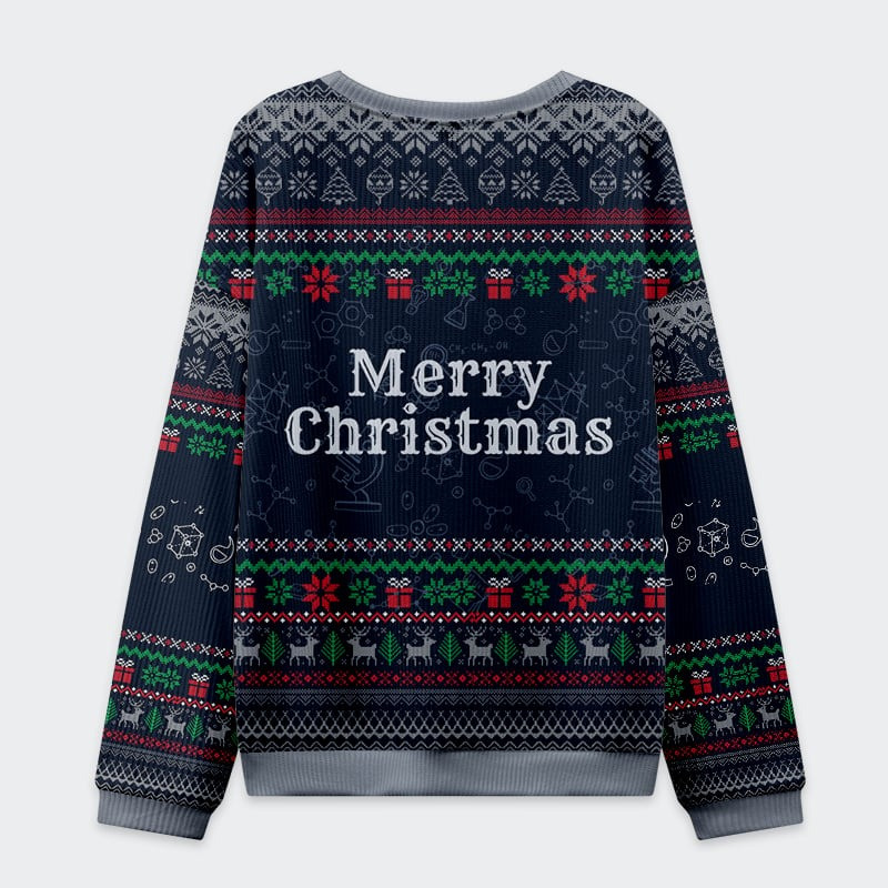 Ho Ho Ho Holmium Ugly Christmas Sweater Funny Xmas Holiday Gifts For Chemistry Lovers