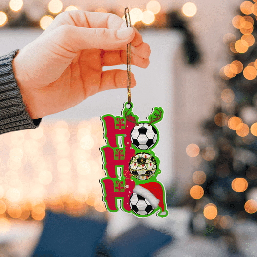 Ho Ho Ho Soccer Christmas Ornament Decorations Christmas Gifts For Soccer Players